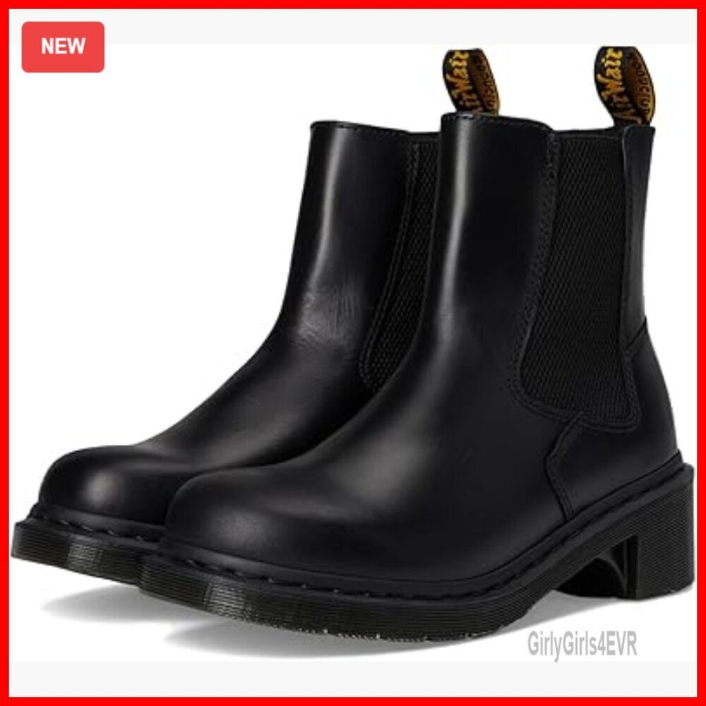 Women's Chelsea Boots Leather Pull-On Ankle Boots Goodyear Welted